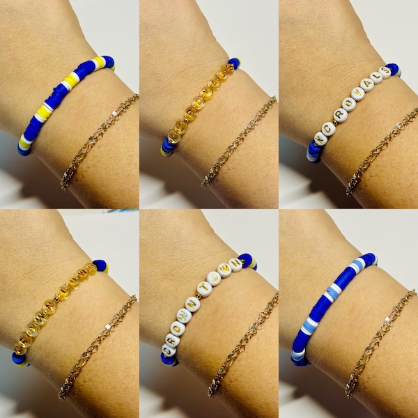 Kansas City Royals bracelet | Royals bracelet | KC Royals baseball | MLB jewelry | KC royals jewelry