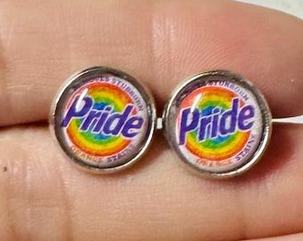 Pride Stud Earrings | LGBTQIA Ally Support