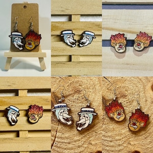 Christmas Character, Heat Miser, Snow Miser, stocking stuffer, Christmas gift for her, Santa Claus