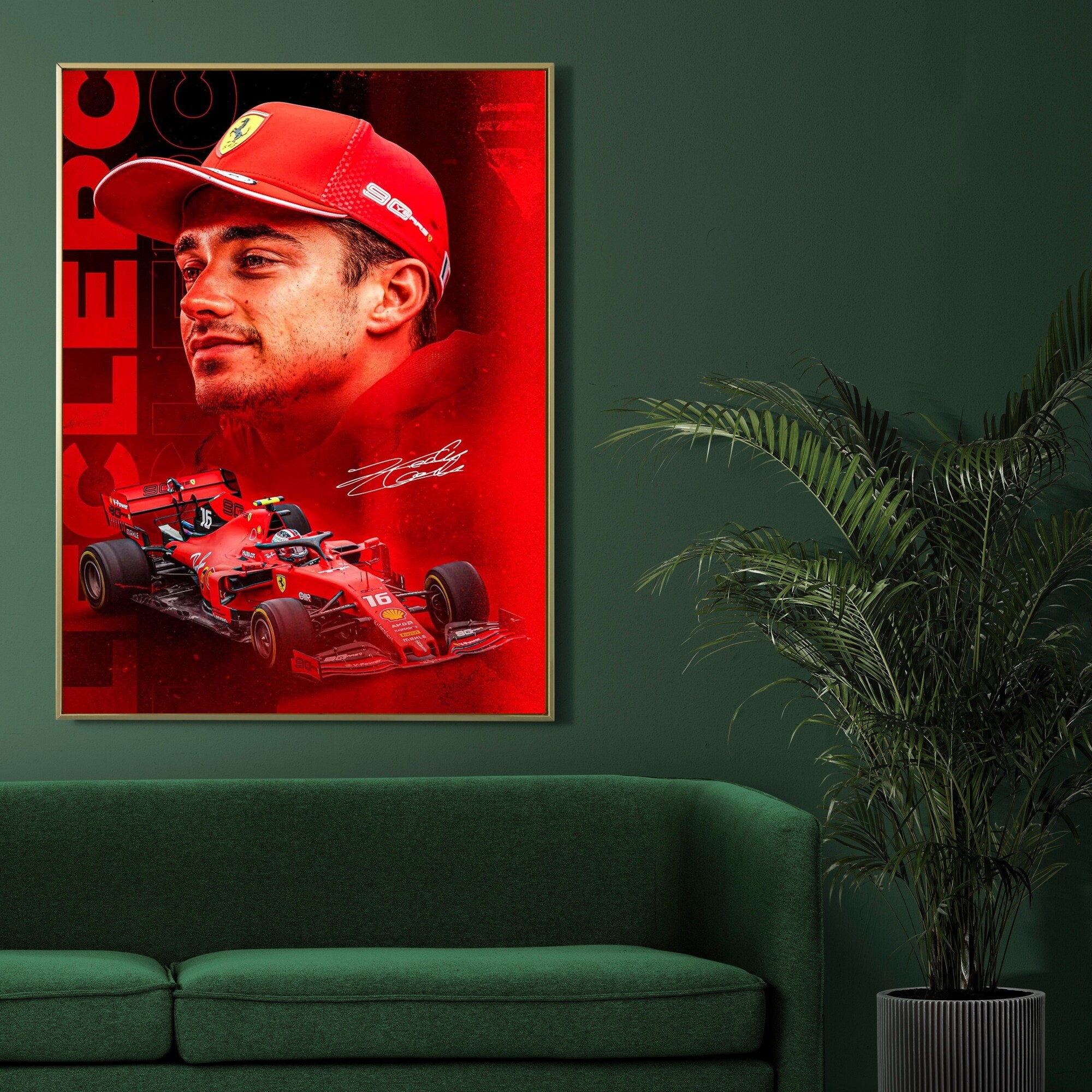 Charles Leclerc Poster F1 Poster