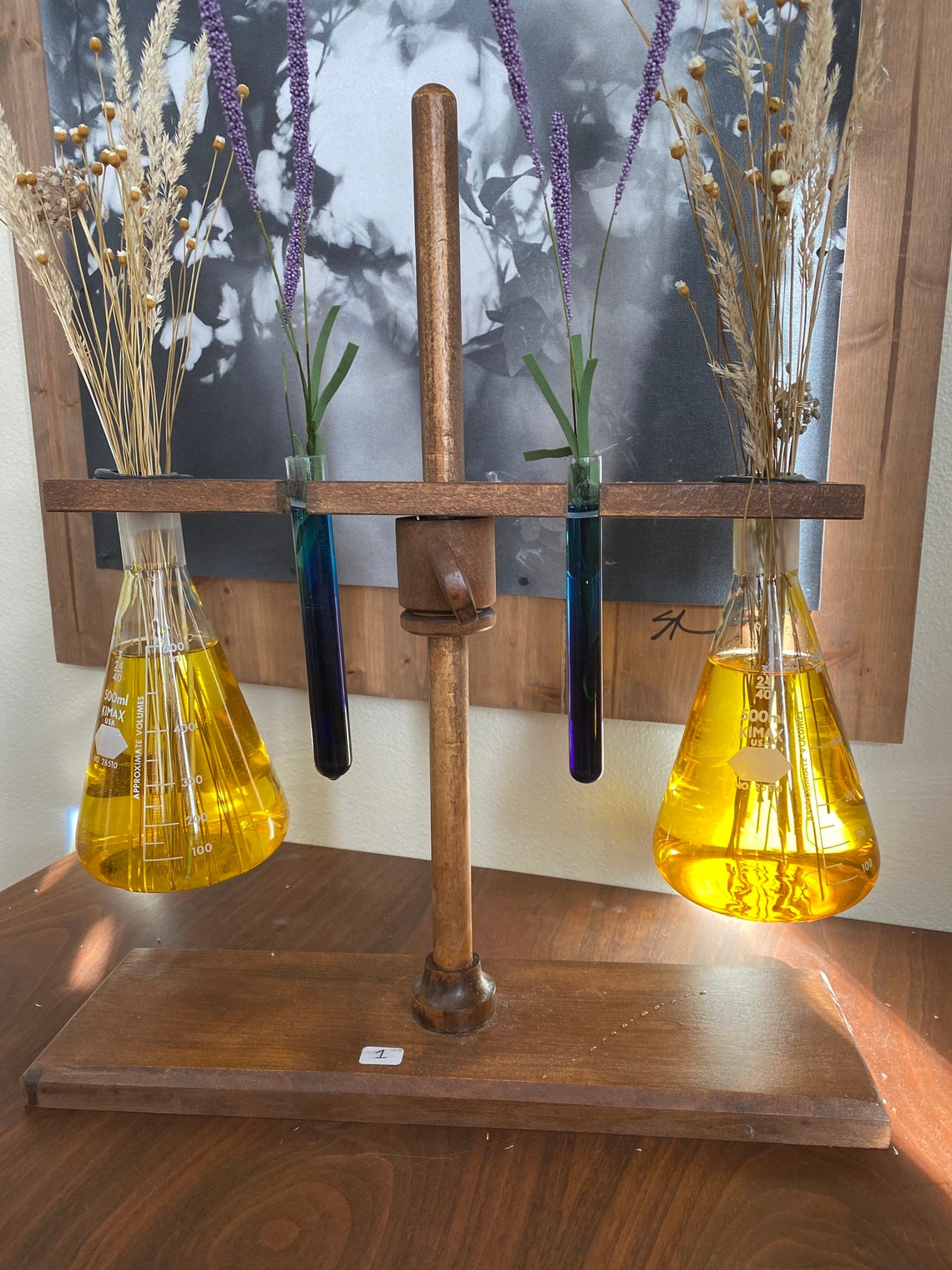 Vintage Scientific Labware 1 Lab Stand with Lab Glass Etsy