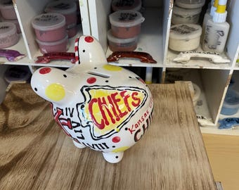 Kansas City Chiefs Piggy Bank