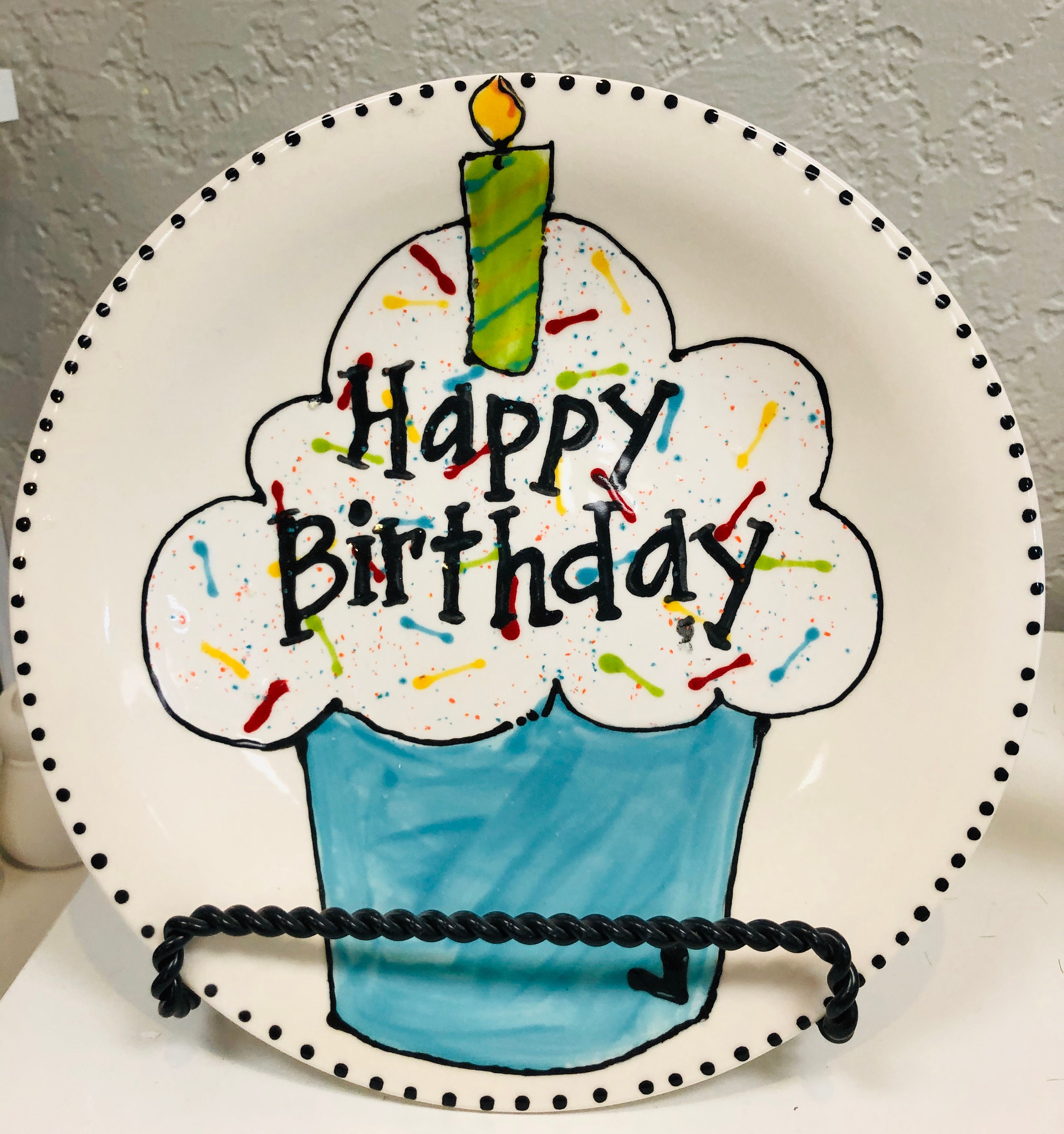 Happy Birthday Dessert Plate Low Price clc.cet.edu