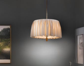 High Quality cotton hanging lamp  Pendant Light for Living Room Home Decor luxuries handmade light fabric light for gift home