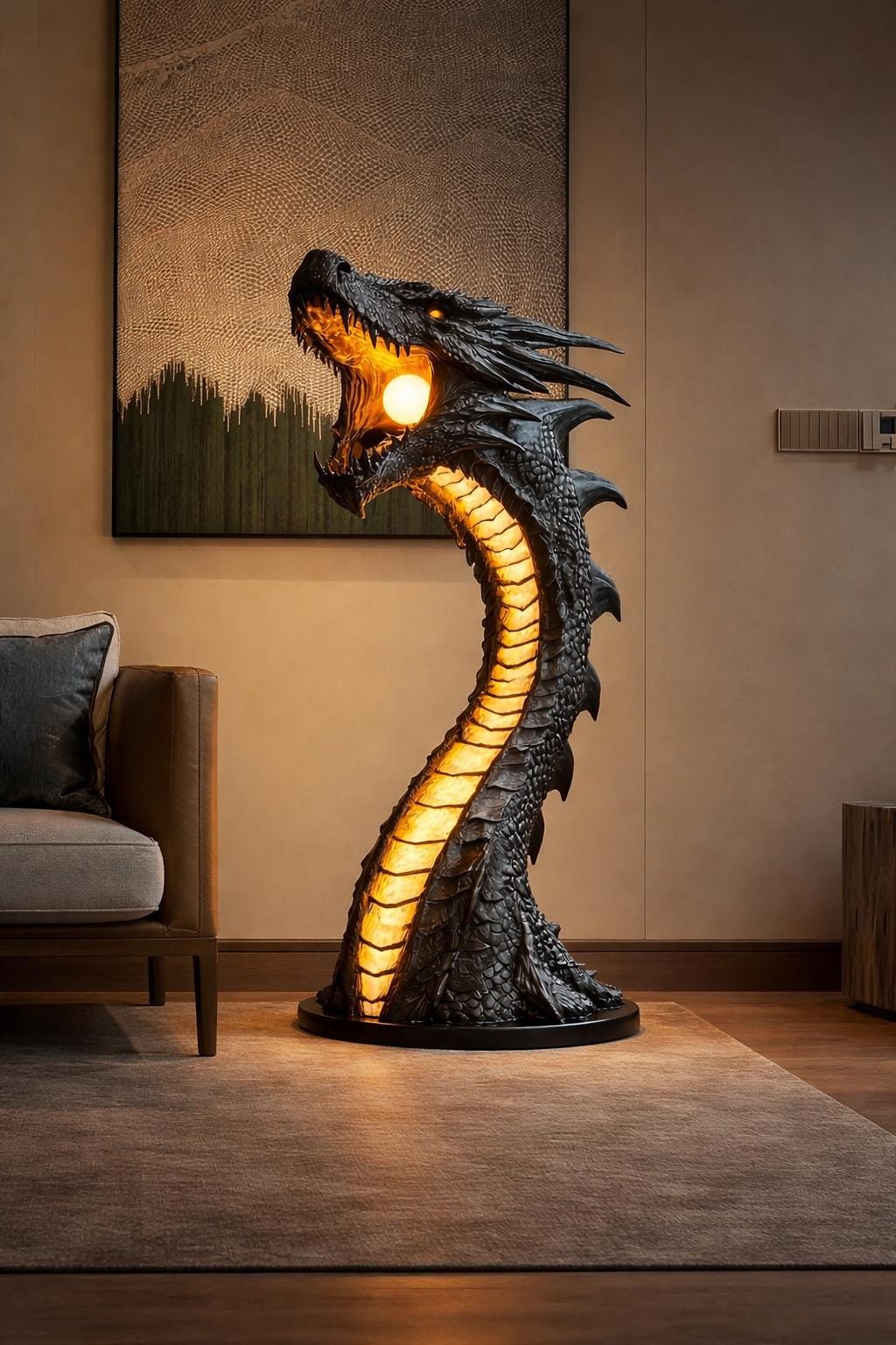 龍の木彫り彫刻 椅子 Wood carvings large dragon huuha woodart - Etsy 日本