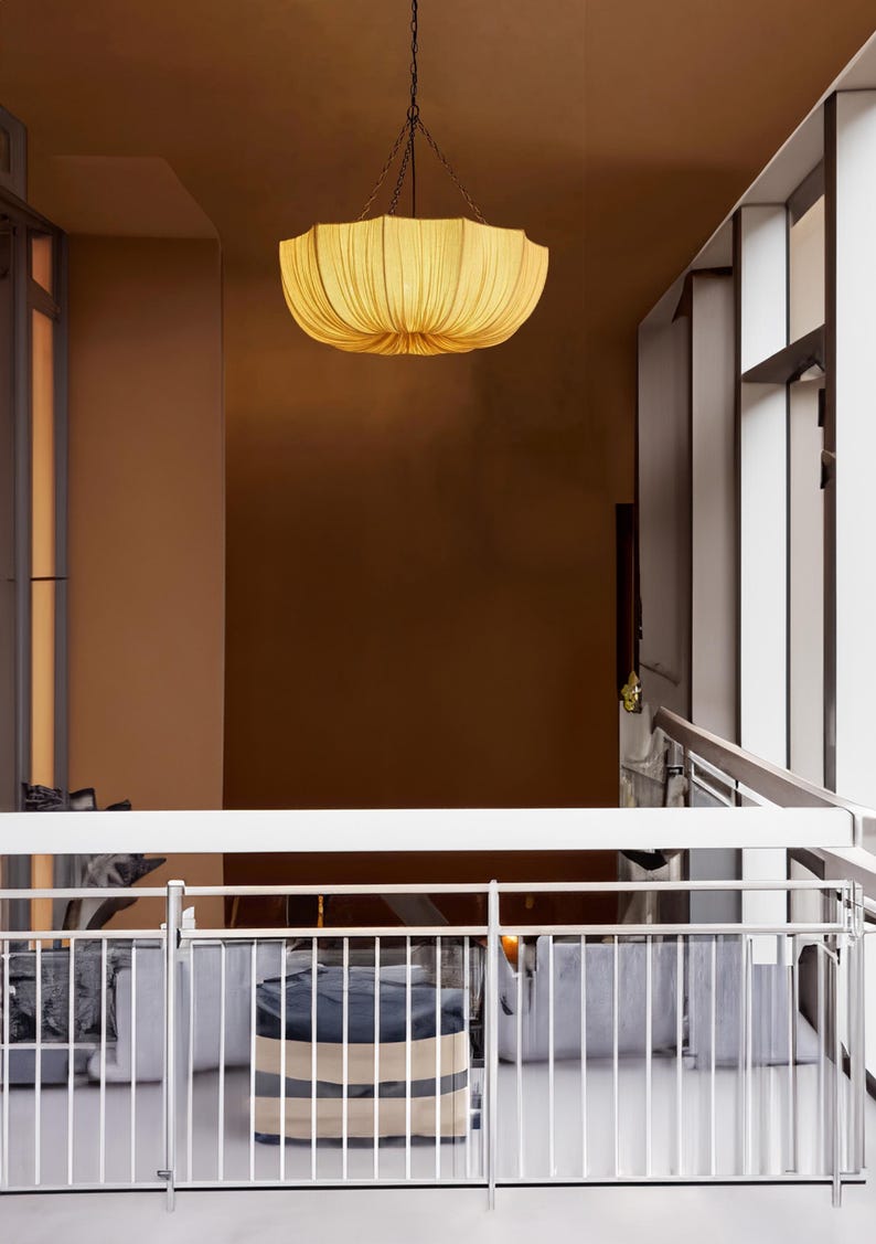 High Quality Umbrella Cotton Hanging Lamp Pendant Light for Living Room