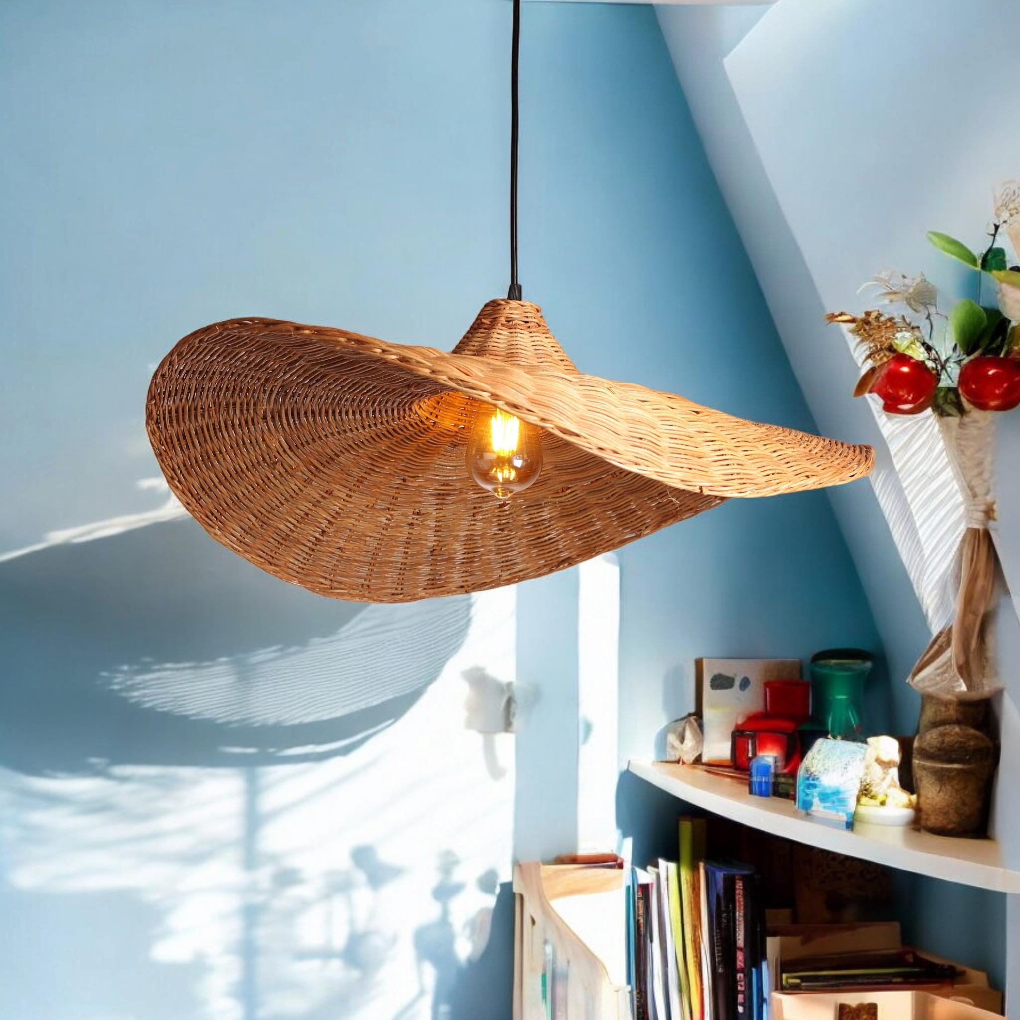 Eco-friendly Bamboo Ratan Pendant Light Perfect for Modern Homes ...