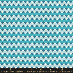 Pivot Zigga Zagga Turqoise | half yard | Ruby Star Society  | Ruby Star Society | Rashida Coleman Hale
