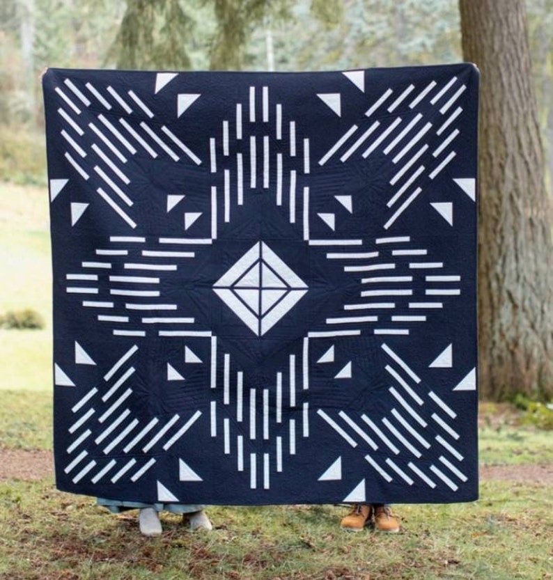 Solar Flare Quilt Pattern by Alderwood Studio Modern Quilt Etsy