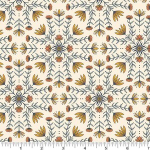 Fresh Blooms Dusk | Half Yard | Phoebe Fabrics
