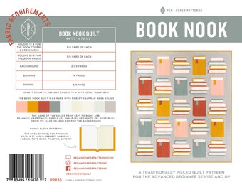 Book Nook Printed Pattern