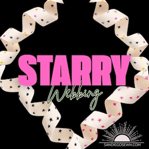 Starry Webbing 1.5&quot; wide | Alexia Abegg from Ruby Star Society | Stitch Supply Co.