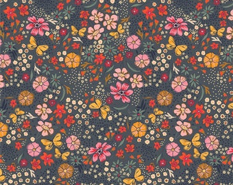 Floral Abundance Shade | Art Gallery Fabrics | Maureen Cracknell | half yard