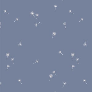 Dancing Dandelions Fresh | half yard | Art Gallery Fabrics | Katie O&#39;Shea | Fresh Linen Collection | Quilting Cotton
