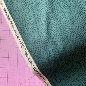 Primavera Rain Splash- Green | Pippa Shaw | Figo Fabric | Quilting Cotton by the half yard