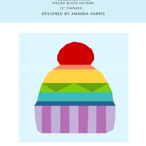 Snow Hat FPP Pattern- PDF