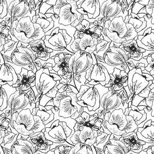 Wallflower Anemones | by the half yard  | Cotton + Steel