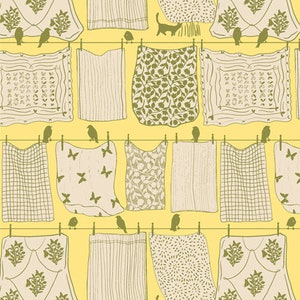 Clothesline Breeze | half yard | Art Gallery Fabrics | Katie O&#39;Shea | Fresh Linen Collection | Quilting Cotton