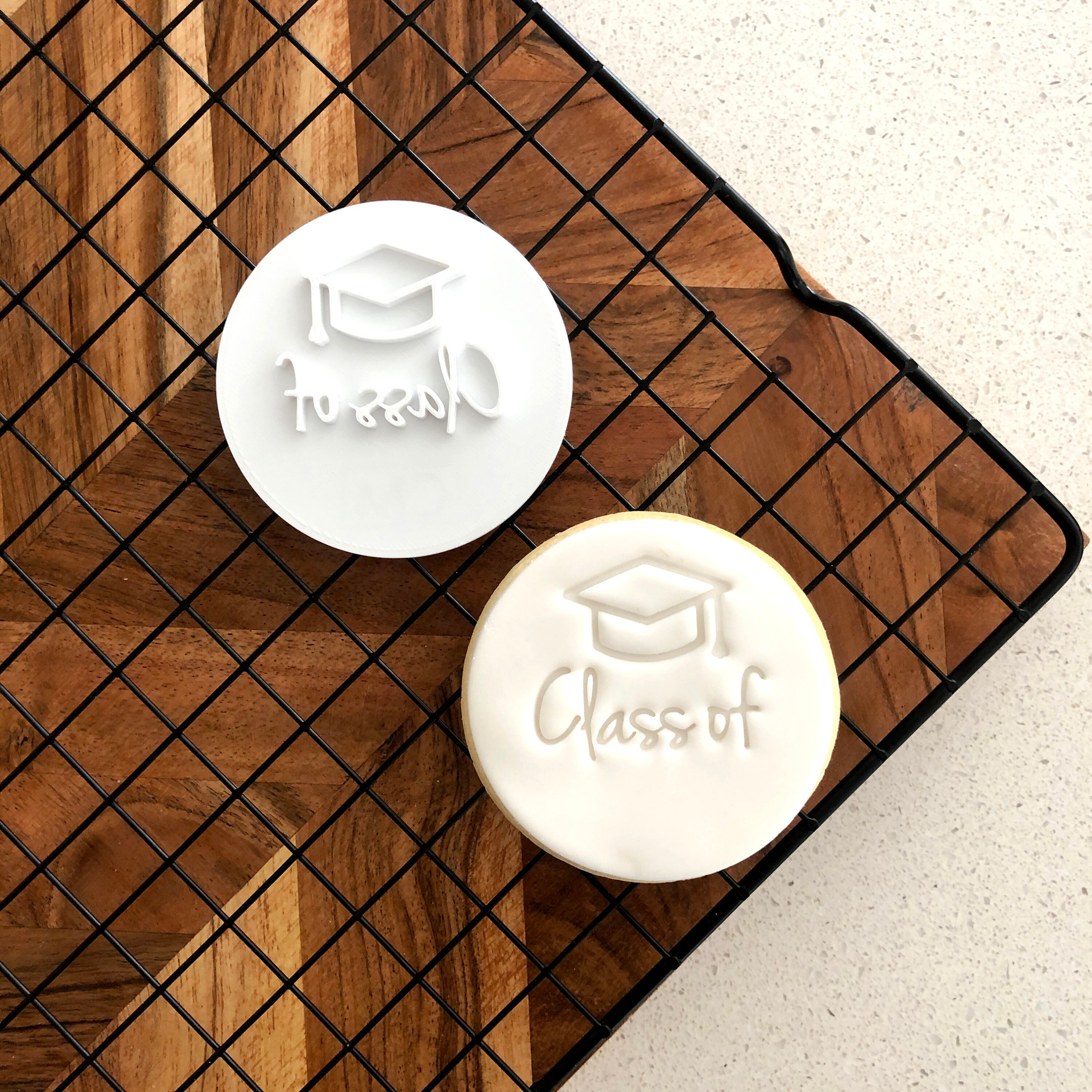 Class of Fondant Embosser & Cookie Stamp With Handle Etsy Australia