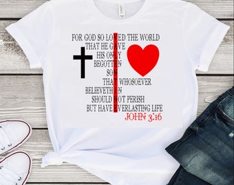 John 3:16 PNG / SVG Valentines Fichier