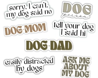 Funny, Relatable Dog Mom Stickers