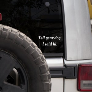 PET PARENT DECAL cute and funny decals for cars, laptops, water bottles and more image 1