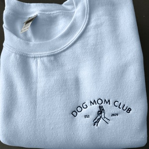 DOG MOM CLUB 2023 Embroidered Crewneck Sweatshirt image 4