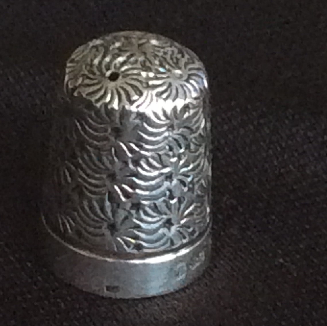 Silver Thimble Birmingham 1906 Etsy