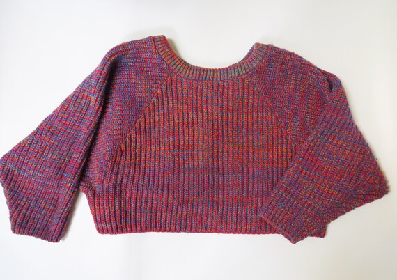 Vintage 1980s Betsey Johnson Crop Sweater, Punk La