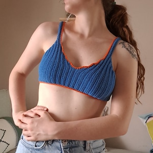 Wersja biustonosza Artemis Bralette - wzór szydełkowy