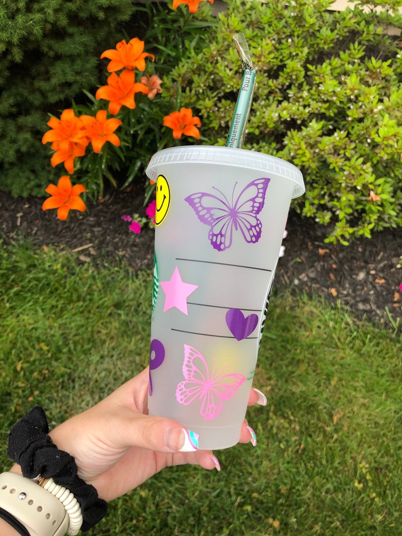 Personalized Starbucks Cold Cup Pop Culture Inspired Cup Etsy