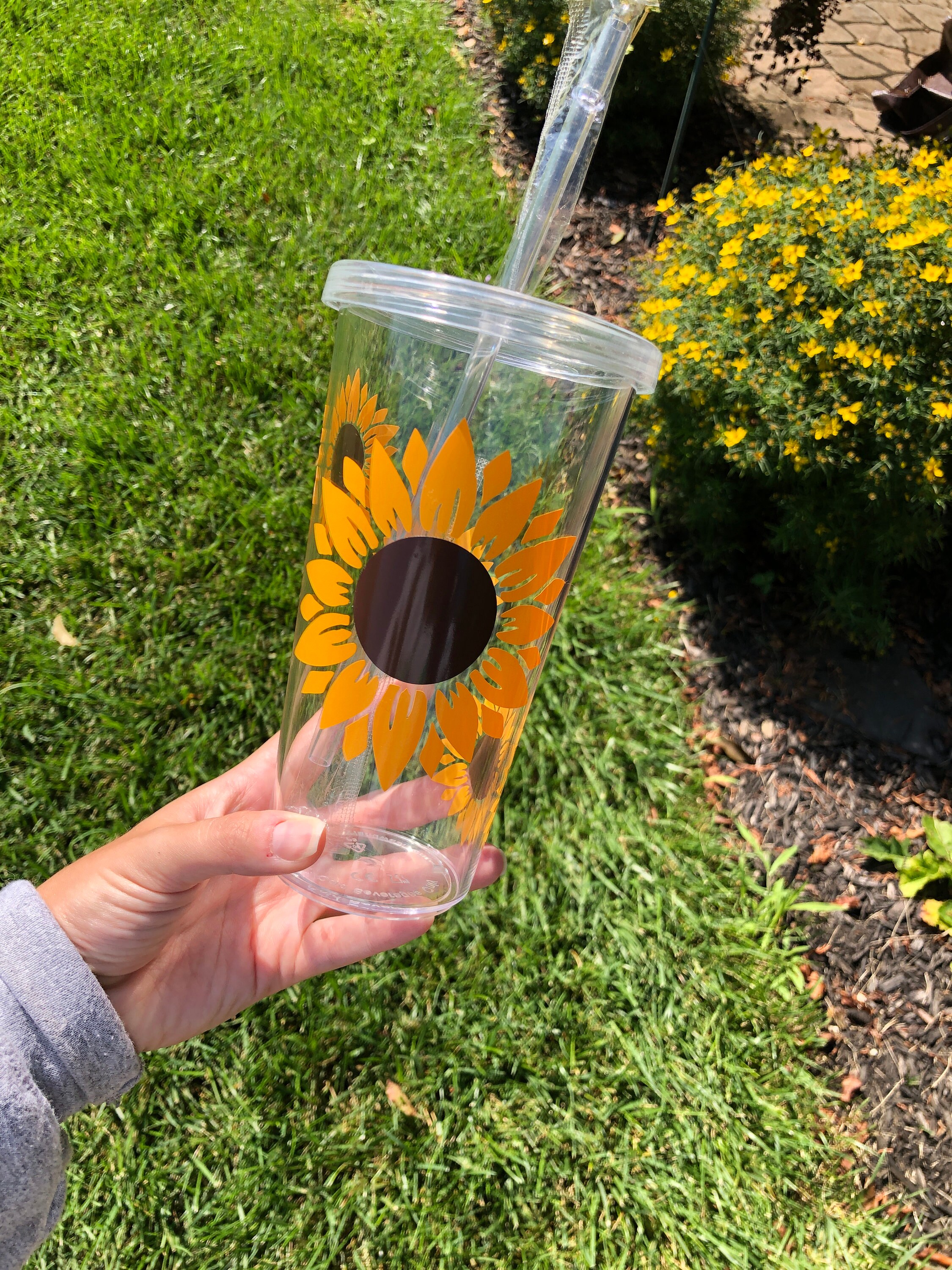 Sunflower Tumbler | Etsy