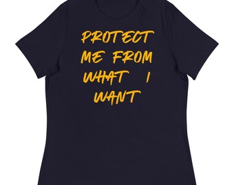 Protect Me From What I Want | Etsy 