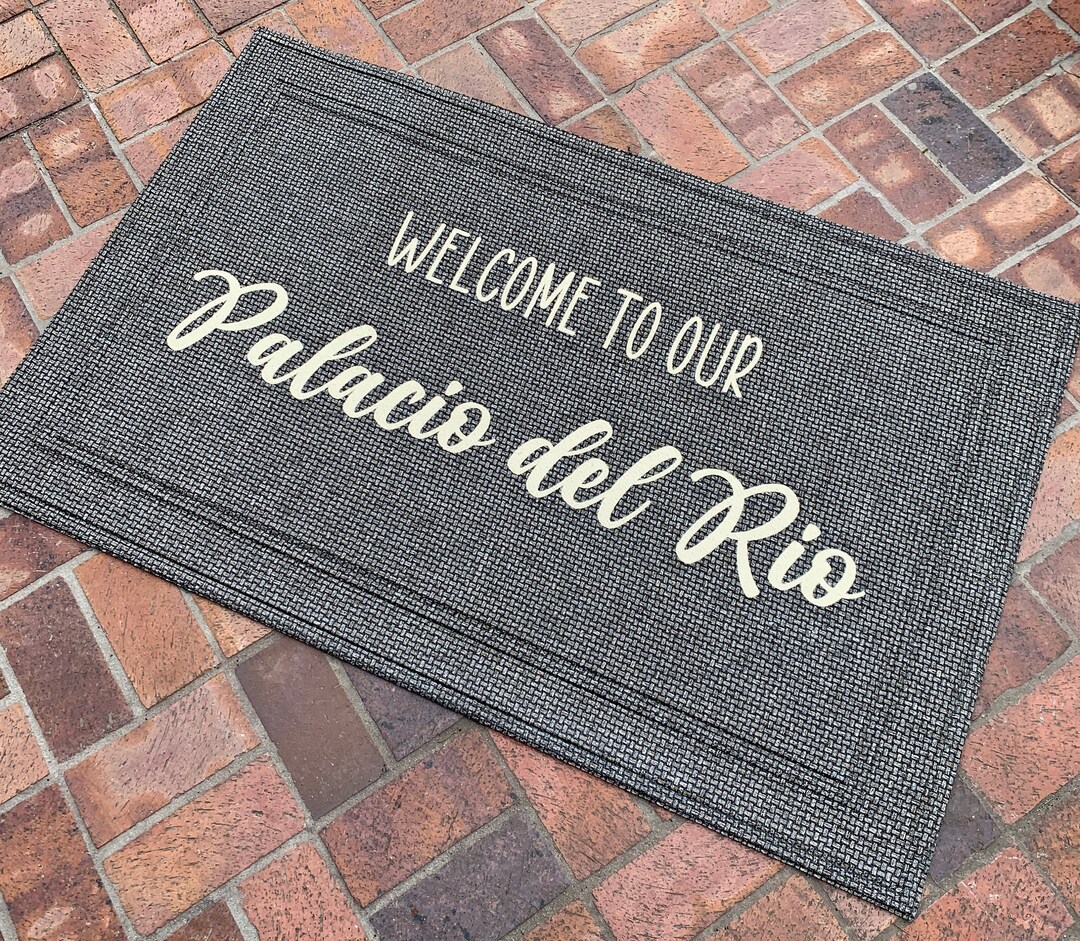 XL to Our... Large Custom Doormat Personalized Phrase Etsy