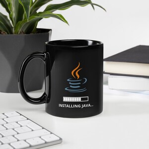 Installing Java Mug (Black)