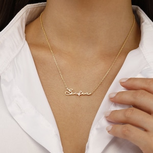 Name Necklace , Tiny Gift ,Stylish Gift For Her , Dainty Name Necklace , Tiny Name Necklace , Name Jewelry , Personalized Gift