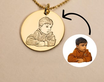 Collar con foto personalizado: recuerdo conmemorativo de plata esterlina