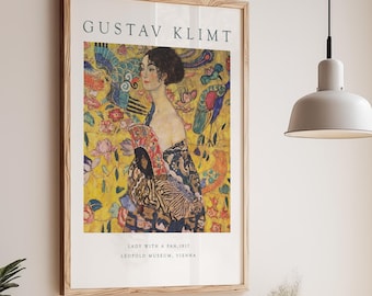 Gustav Klimt Poster Print, Famous Art Nouveau Painting Wall Art, Romantic Artwork, Classic Museum Print for Home Decor, Gallery Wall Art