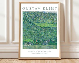 Gustav Klimt Art Nouveau Poster: Famous Painting Print