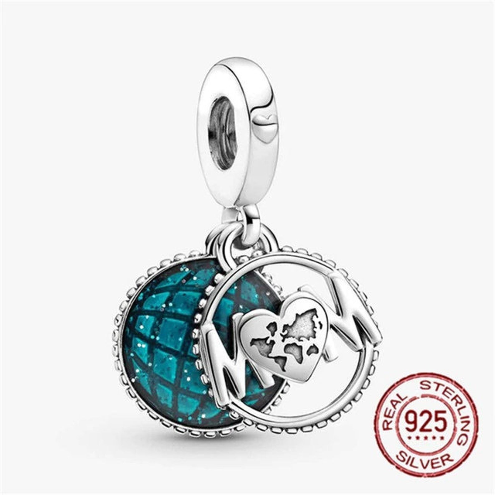 Real Pandora Charms Authentic 925 Sterling Silver Charms Green Etsy