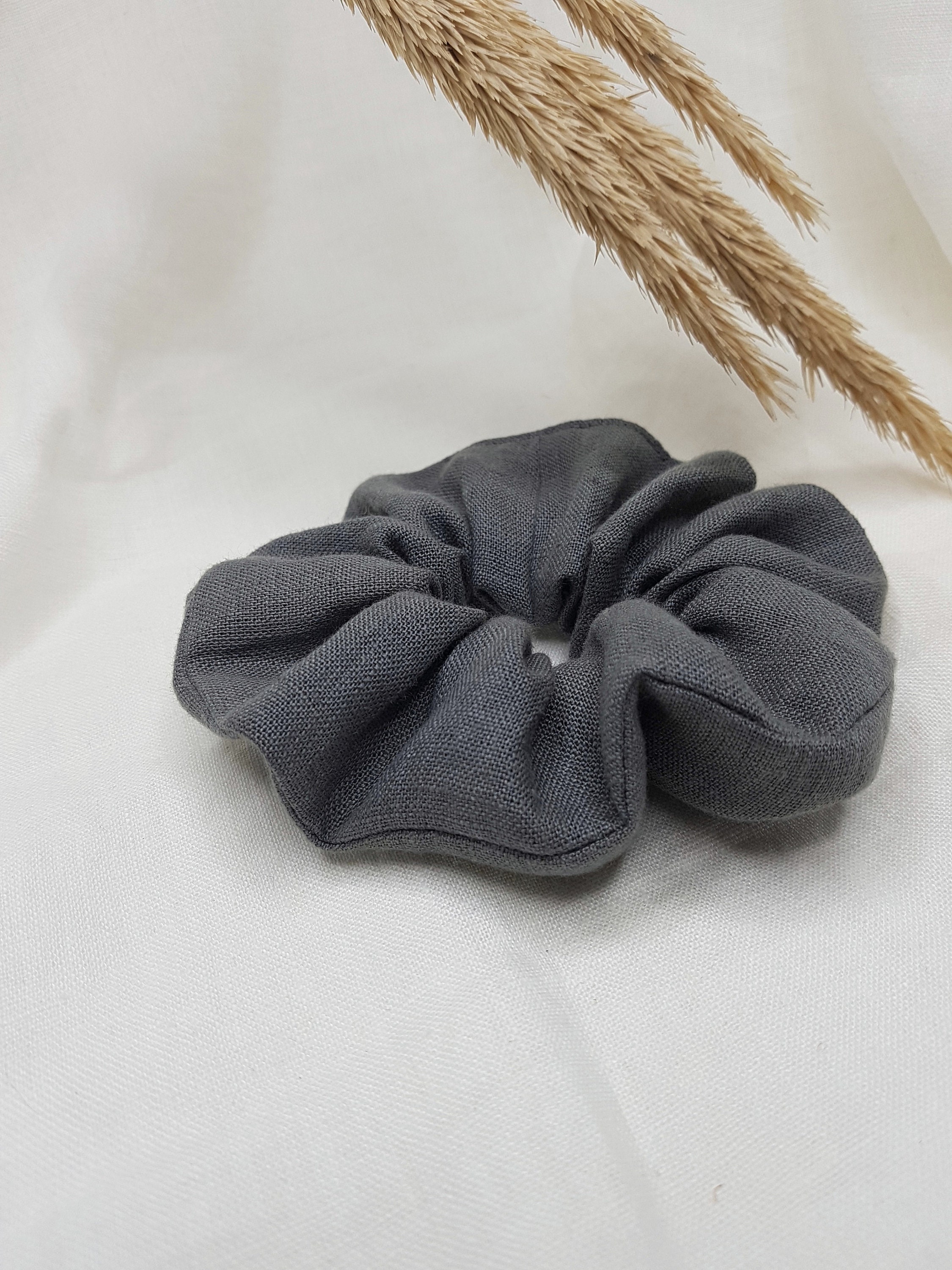 Linen Scrunchie Linen Hair Tie Hair Accessories UK Handmade Etsy UK