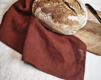 Linen tea towel. Washed linen kitchen towels. Hand towel. Natural dish towel. Guest towel