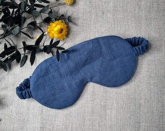 Puur linnen slaapmasker | 100% natuurlijk slaapmasker met bamboevezel | Reis-slaapmasker | Milieuvriendelijk oogslaapmasker| Moederdagcadeau