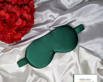 Luxury pure Mulberry Silk Sleep Eye Mask | Silk Sleep Mask | 22 Momme Pure SILK Sleep Mask with Luxury Silk Filling| Travel Sleep Mask |Gift