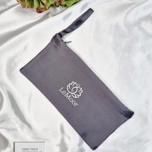 Luxury pure Mulberry Silk Sleep Eye Mask | Silk Sleep Mask | 22 Momme Pure SILK Sleep Mask with Soft Filling| Travel Sleep Mask |Gift image 15