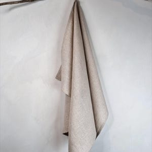 Linen tea towel. Washed linen kitchen towels. Hand towel. Natural dish towel. Guest towel Natural Undyed