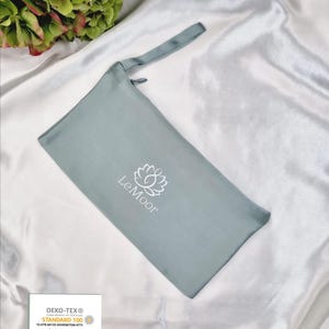 Luxury pure Mulberry Silk Sleep Eye Mask | Silk Sleep Mask | 22 Momme Pure SILK Sleep Mask with Soft Filling| Travel Sleep Mask |Gift image 13