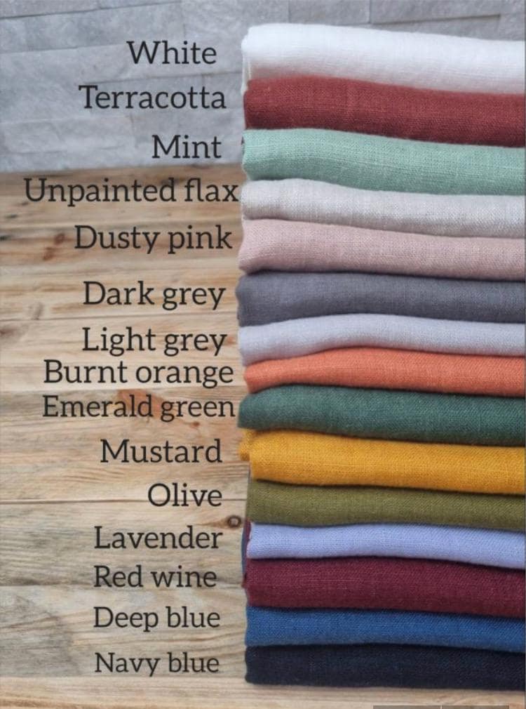 Linen napkins | Washed soft linen table napkin | Stonewashed linen napkin | Wedding napkins | Table linen