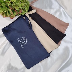 Luxury pure Mulberry Silk Sleep Eye Mask | Silk Sleep Mask | 22 Momme Pure SILK Sleep Mask with Soft Filling| Travel Sleep Mask |Gift Pouch Only