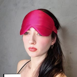 Luxury pure Mulberry Silk Sleep Eye Mask | Silk Sleep Mask | 22 Momme Pure SILK Sleep Mask with Luxury Silk Filling| Travel Sleep Mask |Gift